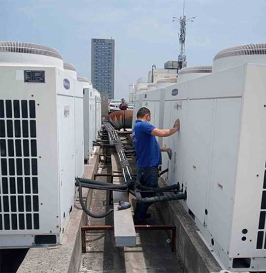 平川中央空调制热和不制冷系统维修方法